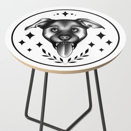 Metal Puppy Side Table