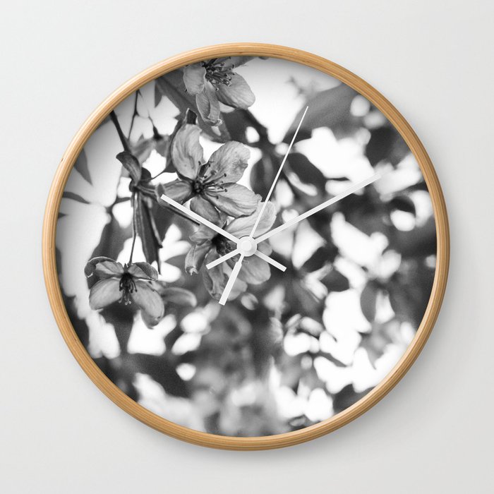 Nature's Glass Wall Clock