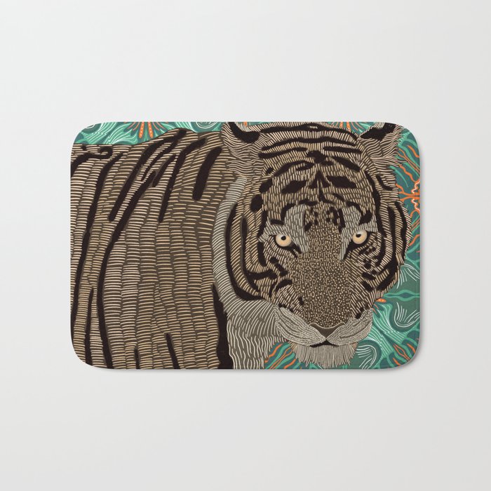 Cool Tiger Bath Mat