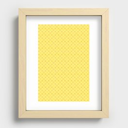 children's pattern-pantone color-solid color-yellow Recessed Framed Print