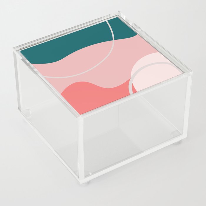 aesthetic abstract colors Acrylic Box