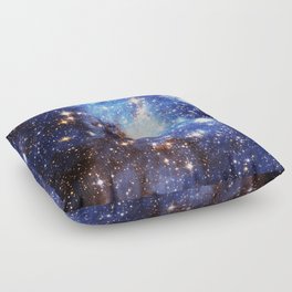 Blue Galaxy Floor Pillow