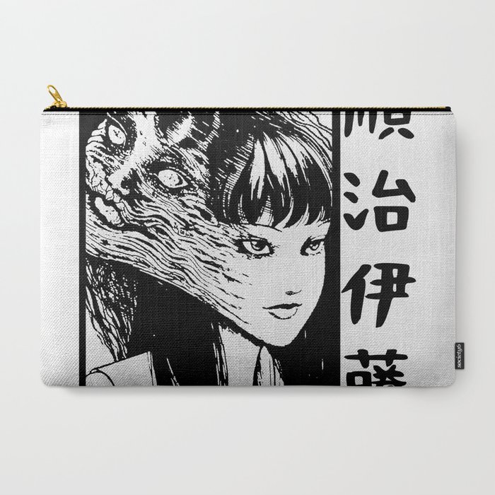 JUNJI ITO - SAD JAPANESE ANIME AESTHETIC Carry-All Pouch by Poser_Boy