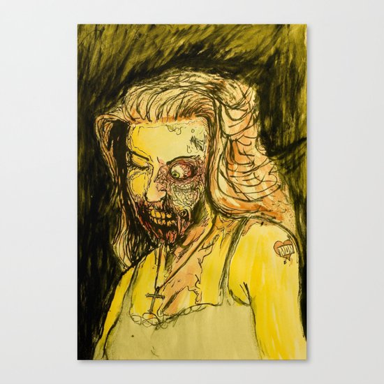 Zombie Canvas Print