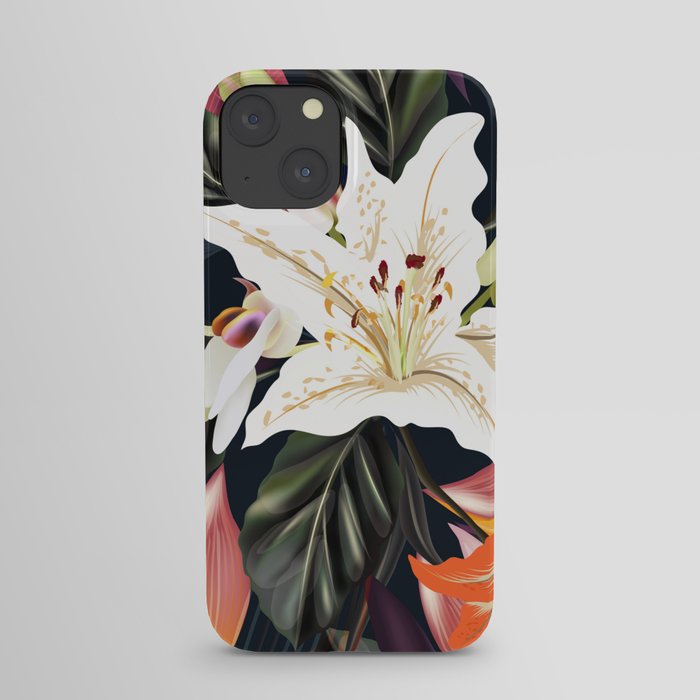 New luxury floral art : Black iPhone Case
