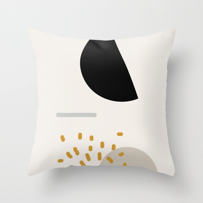 Modern Minimal Abstract Throw Pillow