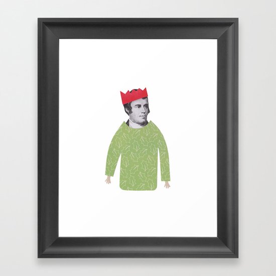 The embarrassing Christmas Jumper Framed Art Print