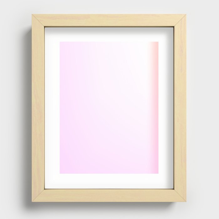 100  Gradient Aura Ombre 220426 Valourine Digital Minimalist Art Recessed Framed Print