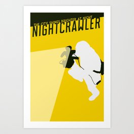 Nightcrawler (2014) Movie Poster  Art Print