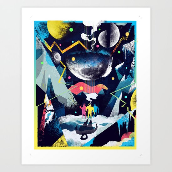 Sublime Visions of Nature Art Print