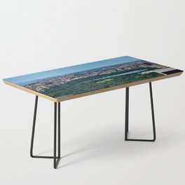 New York City Manhattan skyline and Central Park aerial view Coffee Table