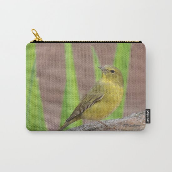 Yellow Warbler at the Fountain Carry-All Pouch