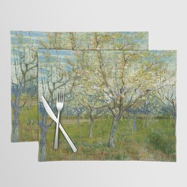 Vincent van Gogh "The Pink Orchard - Orchard with Blossoming Apricot Trees" Placemat