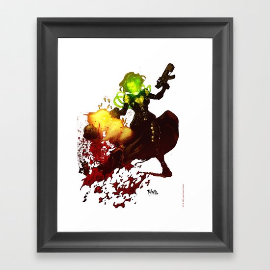 Anne Frankenstein AF2 Framed Art Print