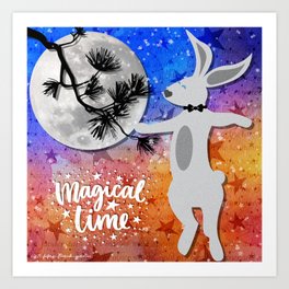 Magical time Art Print