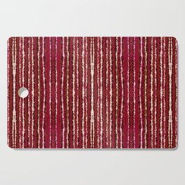 No Words Pattern Red Cutting Board