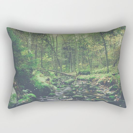 Mountain of solitude Rectangular Pillow