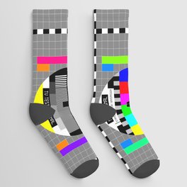SMPTE color bars | TV Color Test Bars | Stand By Colour Bars Socks