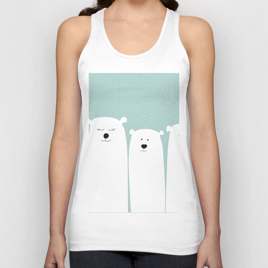 Polar people Unisex Tank Top