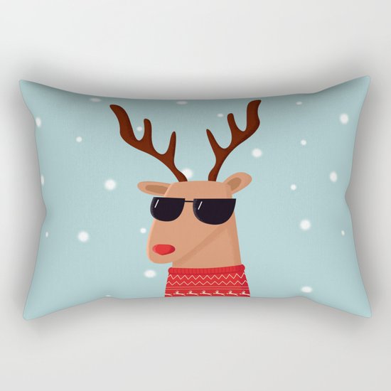 Merry Christmas Dude Rectangular Pillow