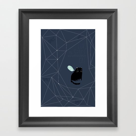 my_spacecat Framed Art Print