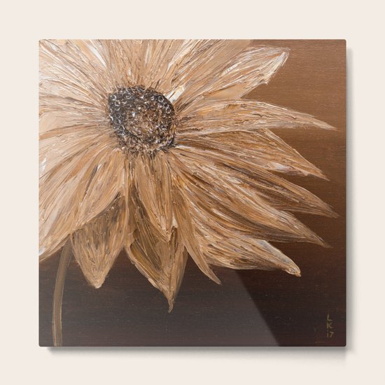 Sepia Metal Print