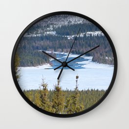 River mouth Wall Clock