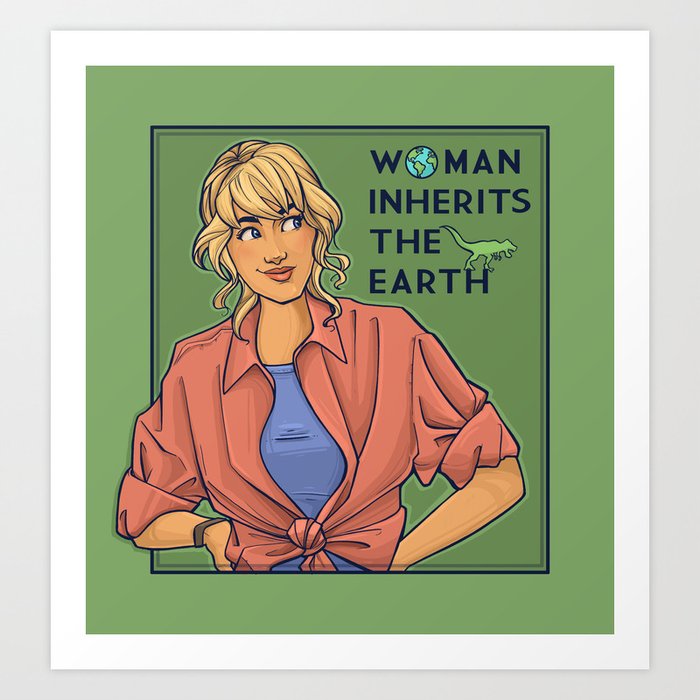 Woman Inherits the Earth Art Print