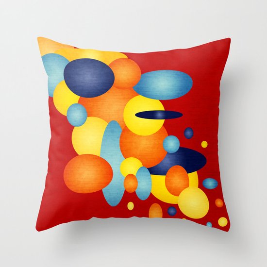 Retro Show Off! Throw Pillow