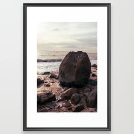 Rocky Beach Framed Art Print