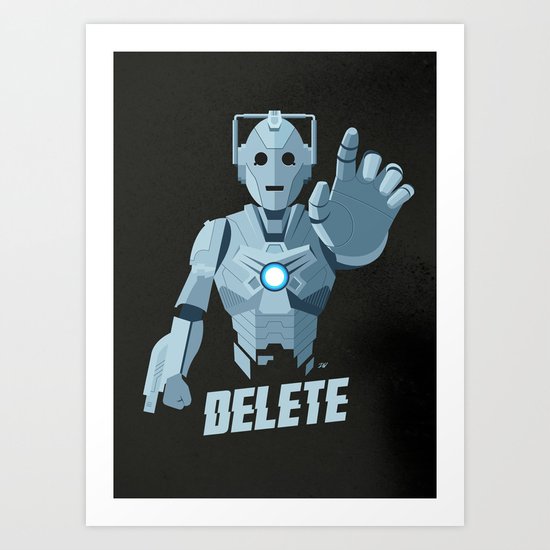 Nightmare in Silver (Cyberman) Art Print