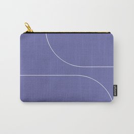 Modern Minimal Line Abstract XLV Very Peri Carry-All Pouch