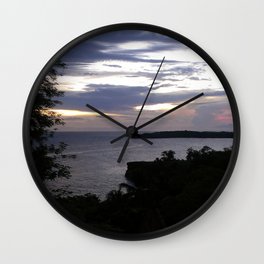 Grenada Beach Sunset Wall Clock