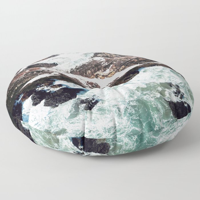Sea and Mountains Floor Pillow