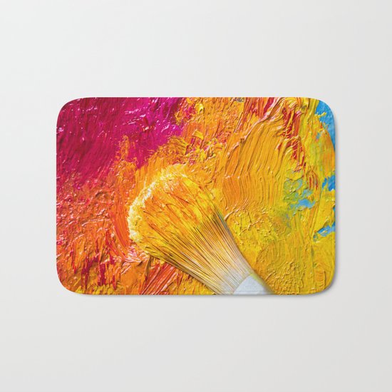 oil painting Bath Mat