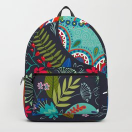 mandala flower birds Backpack | Forher, Colorfulflowers, Birds, Digital, Graphicdesign, Birddecor, Pattern, Mandalabird, Mandala, Colorfulbird 