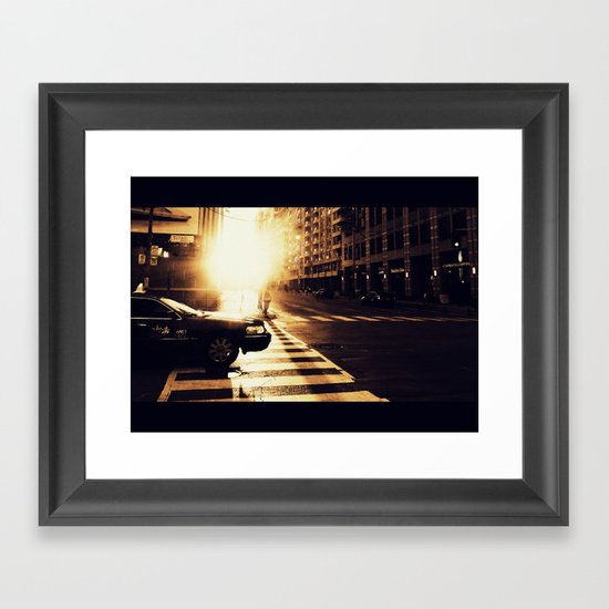 Light Framed Art Print