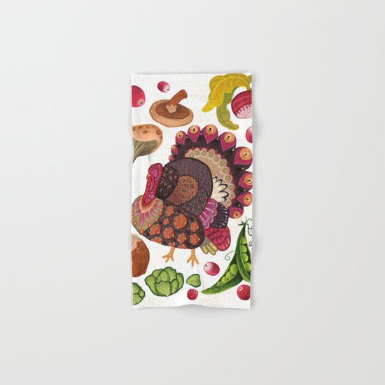 Thanksgiving Dinner Hand & Bath Towel