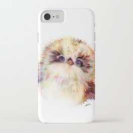 Baby Owl ~ Owlet Painting iPhone Case