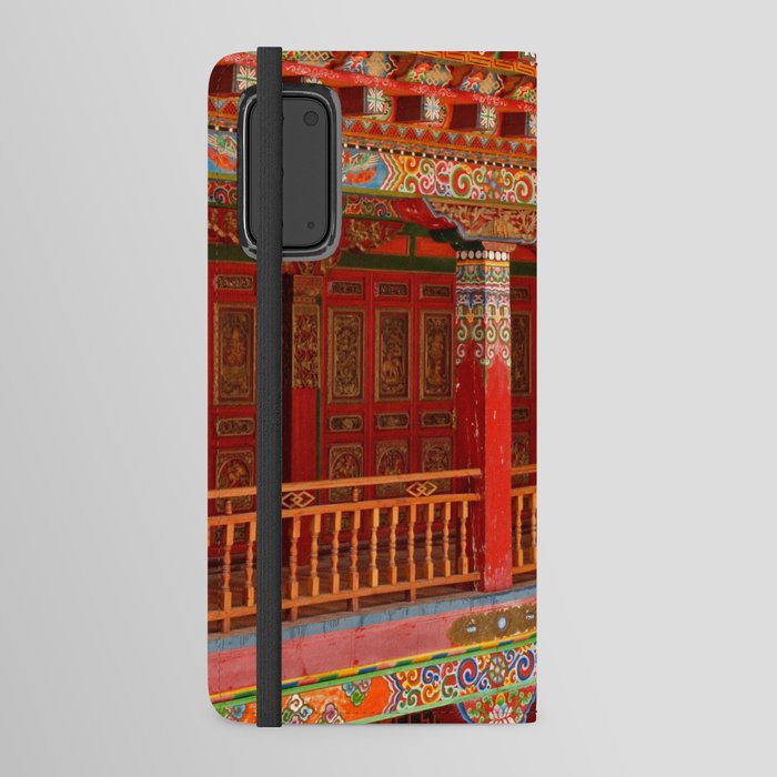 China Photography - Beautiful Red Architecture In China Android Wallet Case