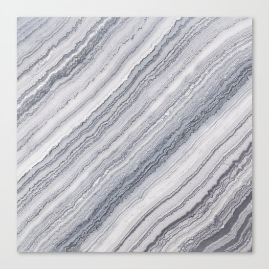 Grey Marble Canvas Print