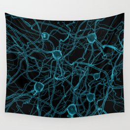 You Get on My Nerves! / 3D render of nerve cells Wall Tapestry