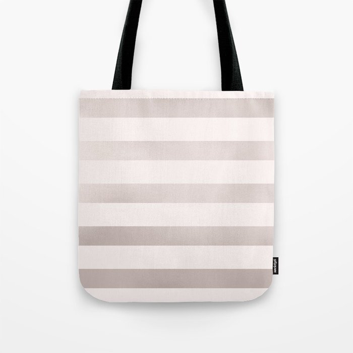 Rose Gold and Pink Stripes Pattern Tote Bag
