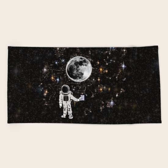 Night Lights Beach Towel