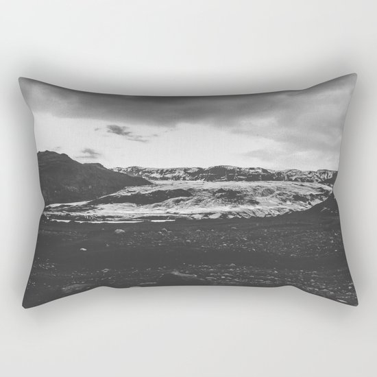 Ice giant - black and white landscape photography Rectangular Pillow