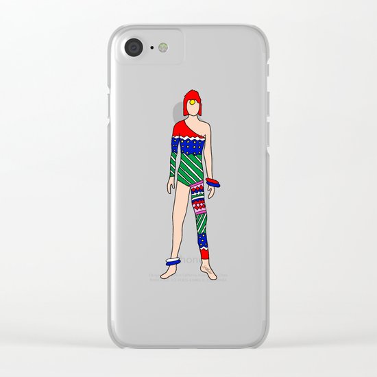 Bowie Fashion 7.5 Clear iPhone Case