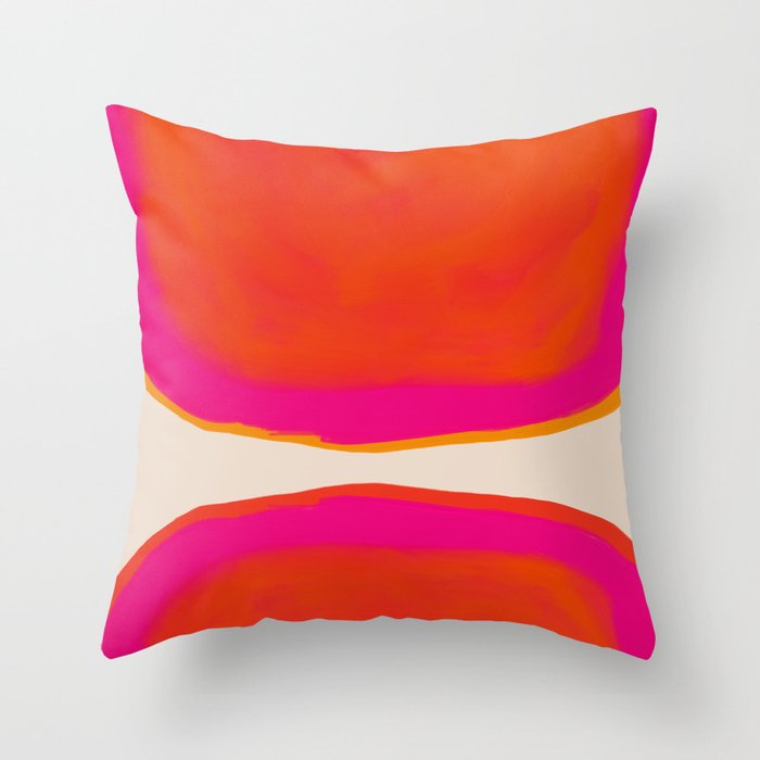 Overheat - Abstract Shapes Study Throw Pillow