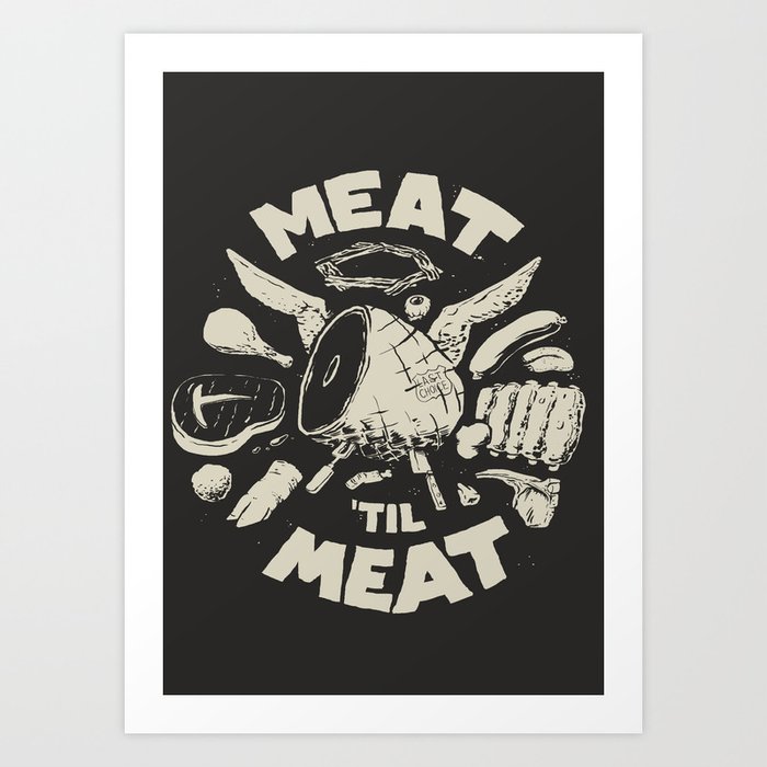 Meat Art Print