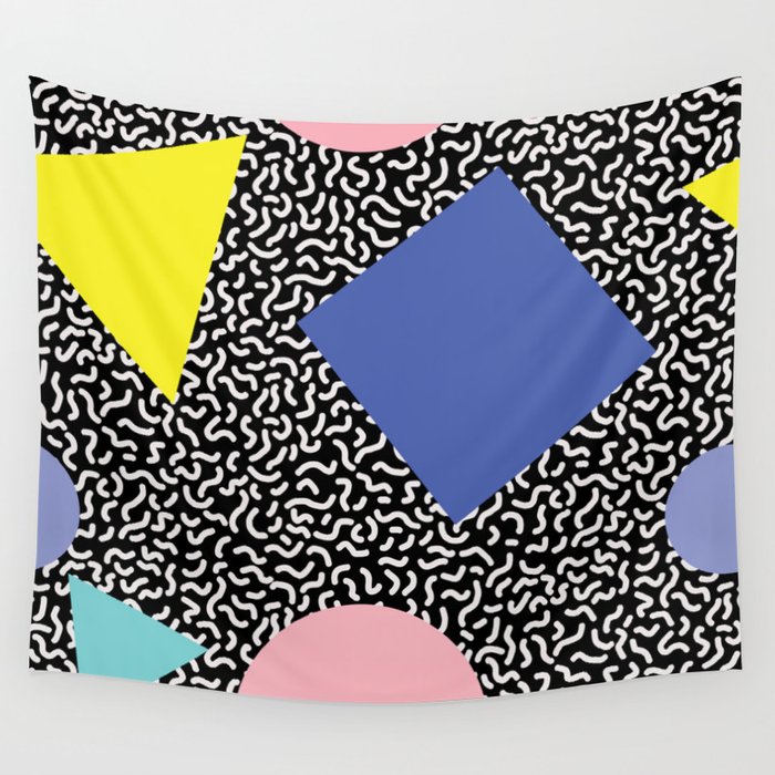 Memphis Pattern 2 Wall Tapestry