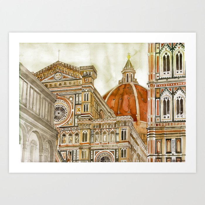 Santa Maria del Fiore Art Print
